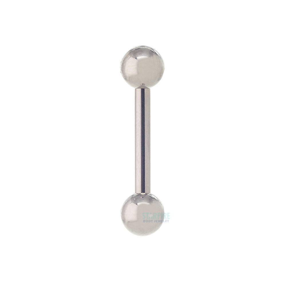 Titanium Straight Barbell - 16 ga.