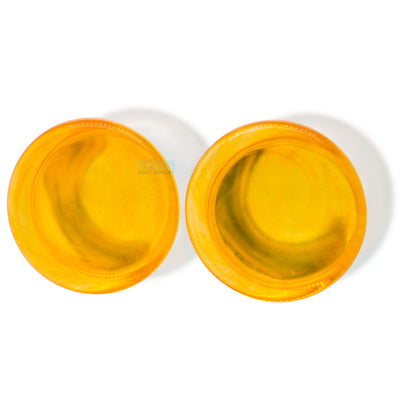 Glass Colorfront Plugs - Amber
