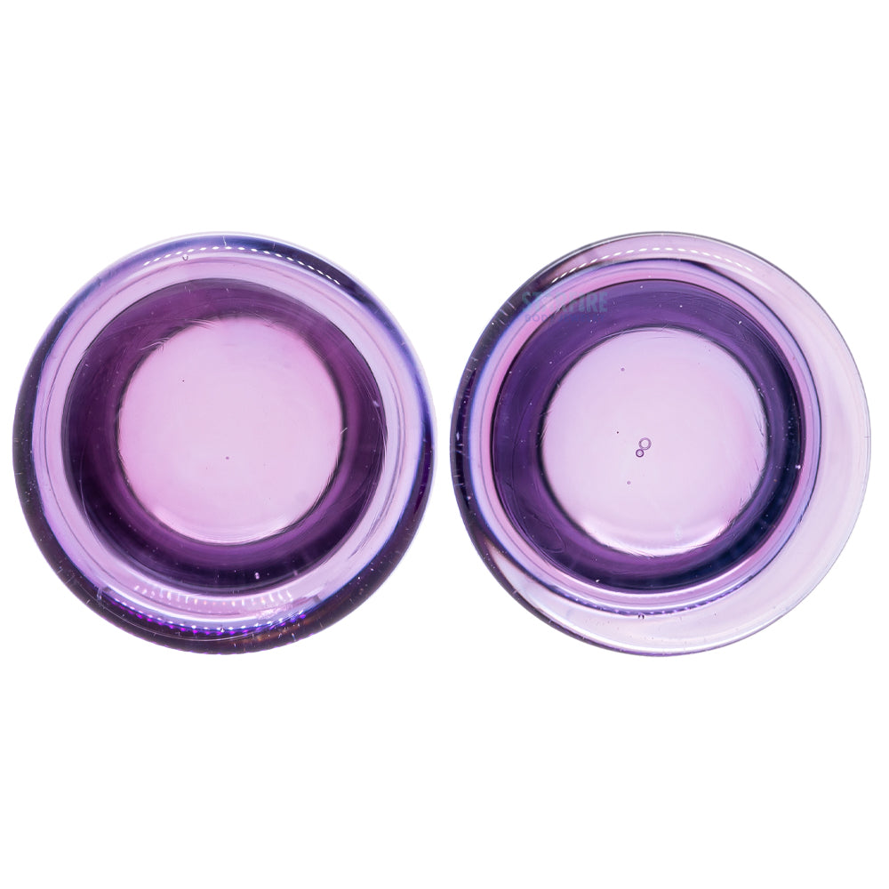 Glass Colorfront Plugs - Amethyst (Premium Color)