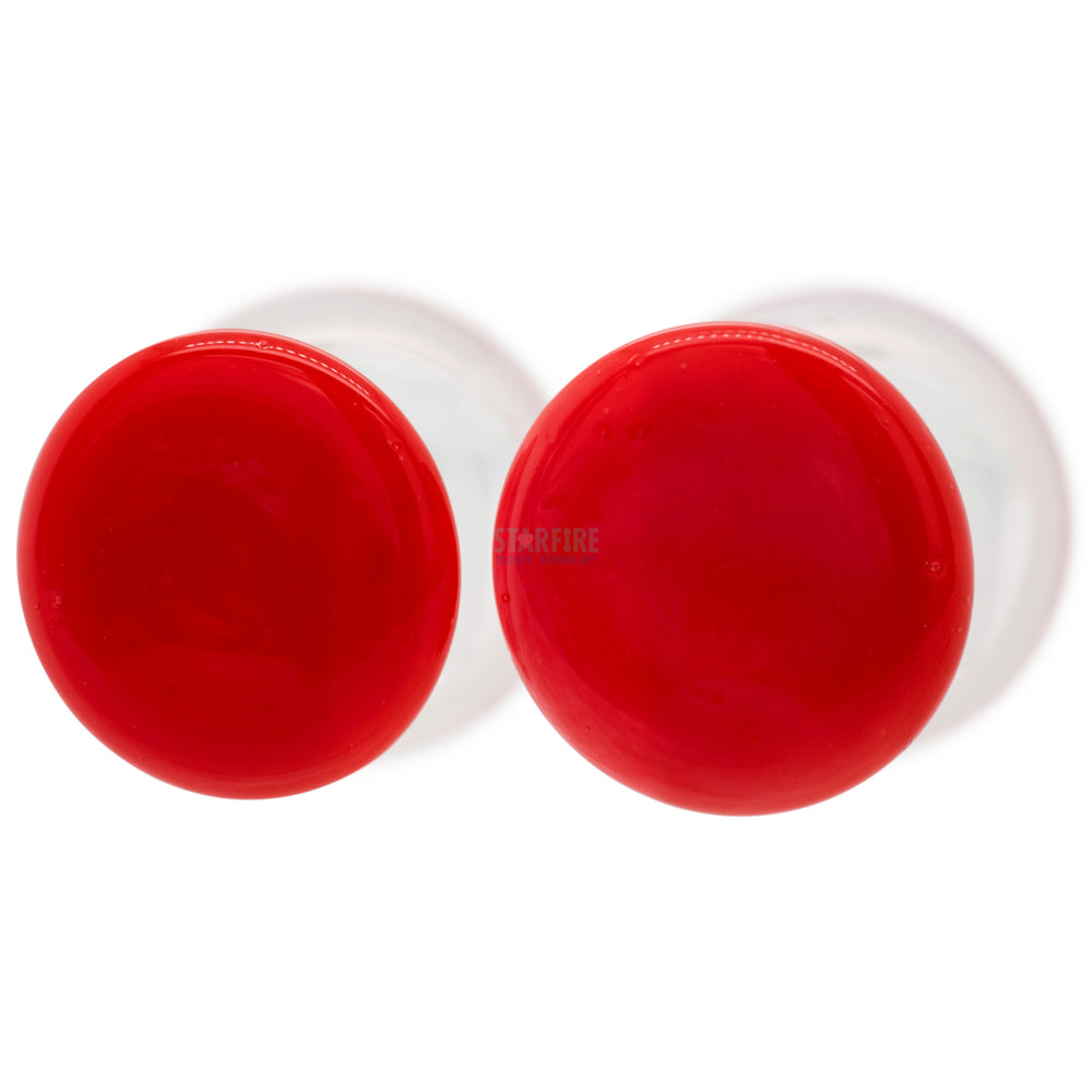 Glass Colorfront Plugs - Cherry (Premium Color)
