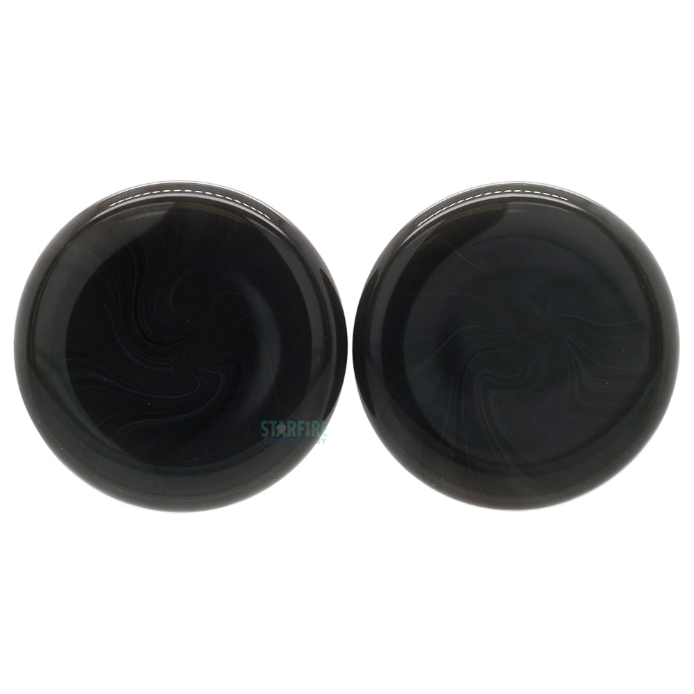 Glass Colorfront Plugs - Grey