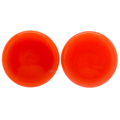 Glass Colorfront Plugs - Orange (Premium Color)