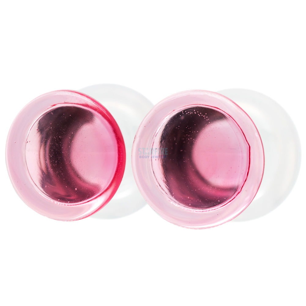 Glass Colorfront Plugs - Rosé (Premium Color)