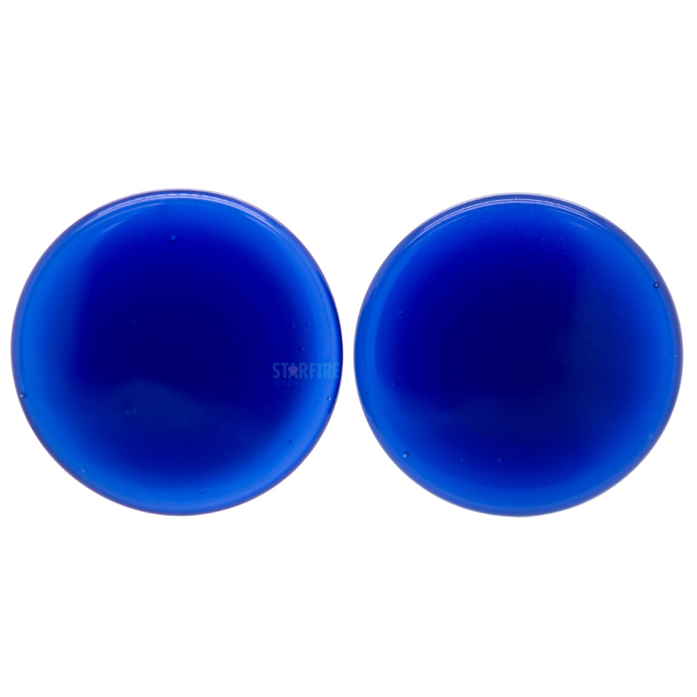 Glass Colorfront Plugs - Blueberry (Premium Color)