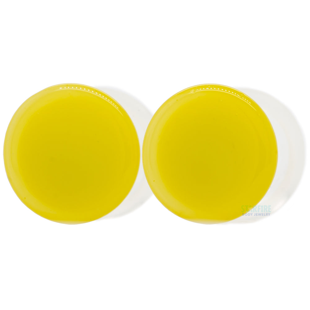 Glass Colorfront Plugs - Toxic Waste (Premium Color)