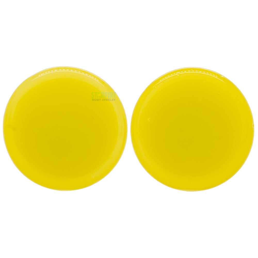 Glass Colorfront Plugs - Toxic Waste (Premium Color)
