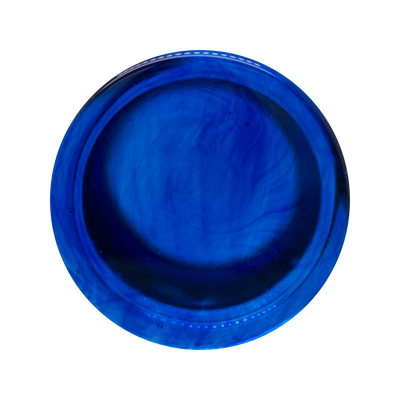 Glass Colorfront Plugs - Cobalt Blue