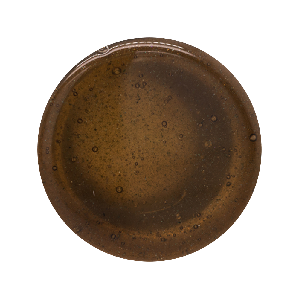 Glass Colorfront Plugs - Sparkle Brown