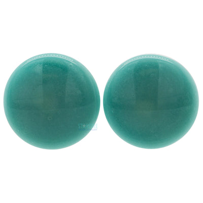 Glass Color Front Plugs - Agave