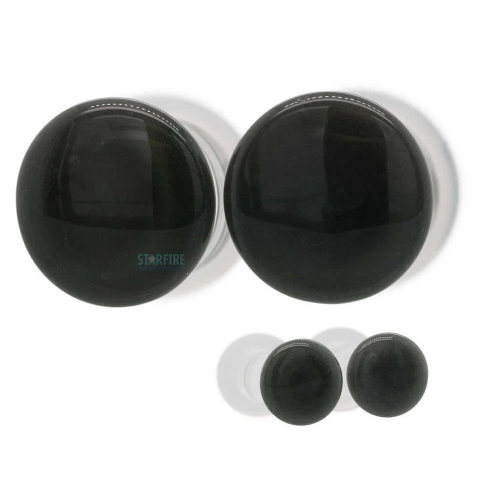 Glass Color Front Plugs - Gray