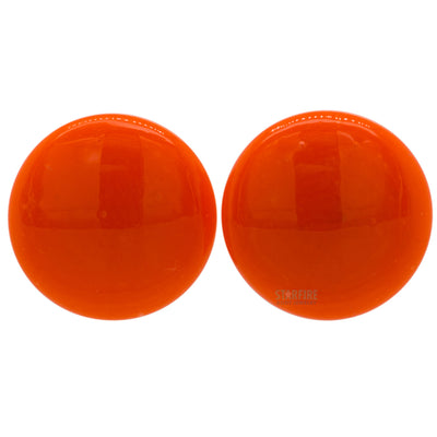 Glass Color Front Plugs - Orange