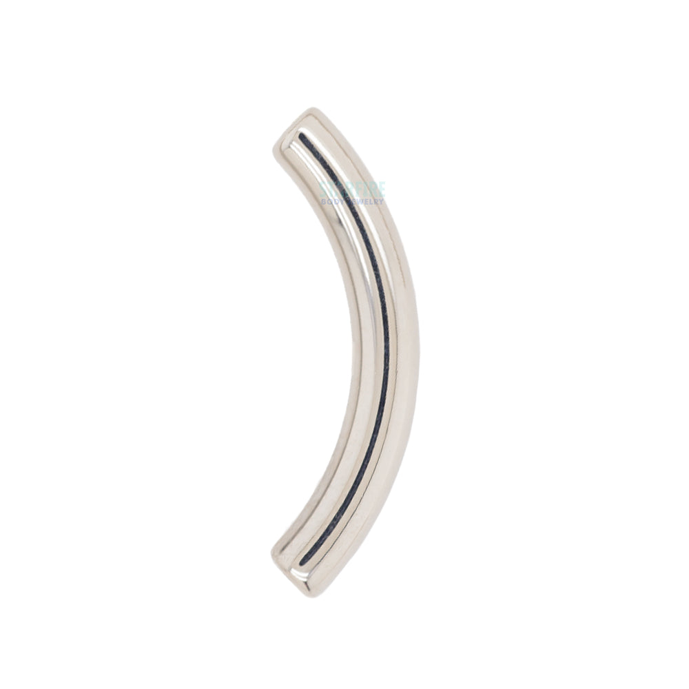 Stainless Steel Threaded Curved Barbell Shaft