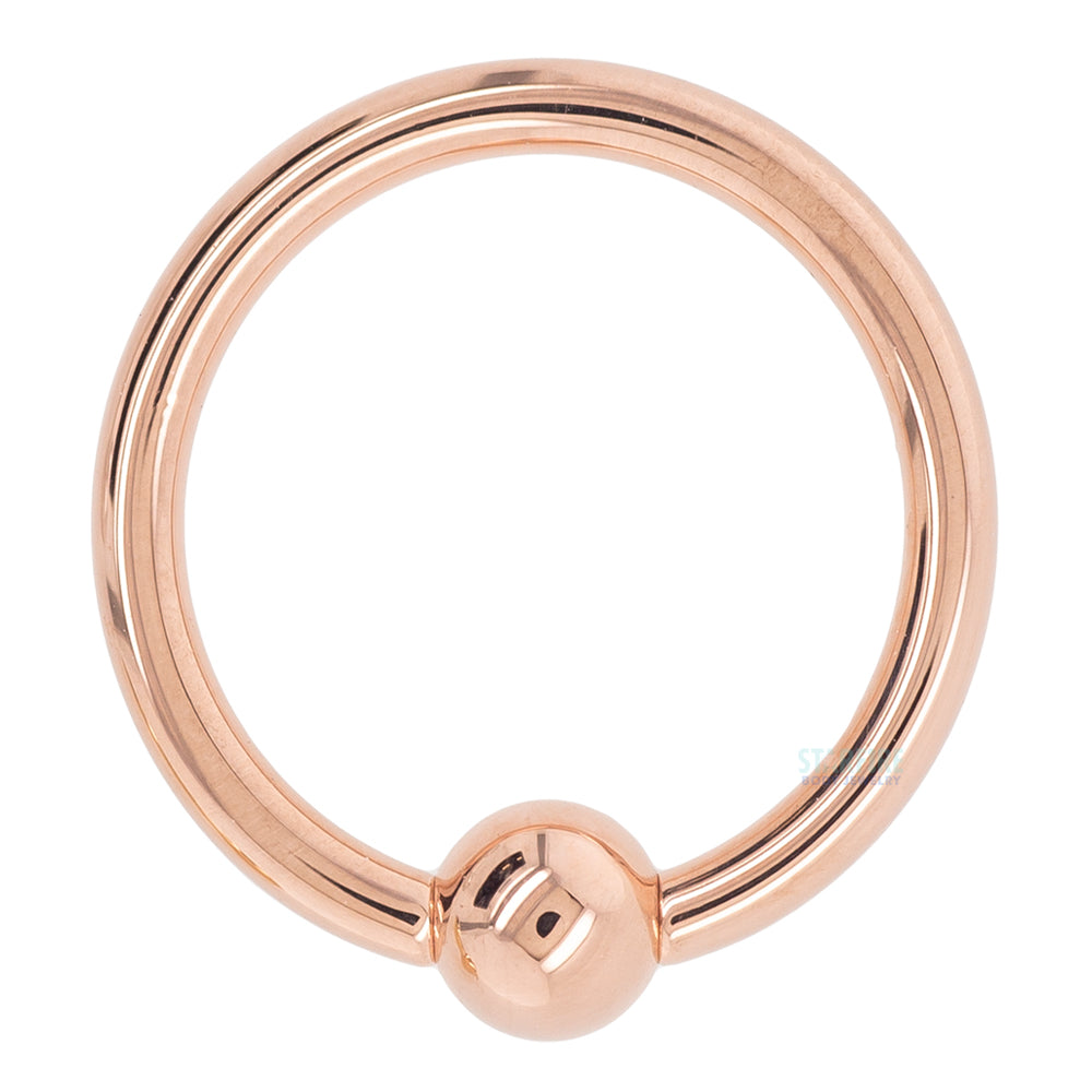 Gold & Platinum Captive Bead Ring (CBR)