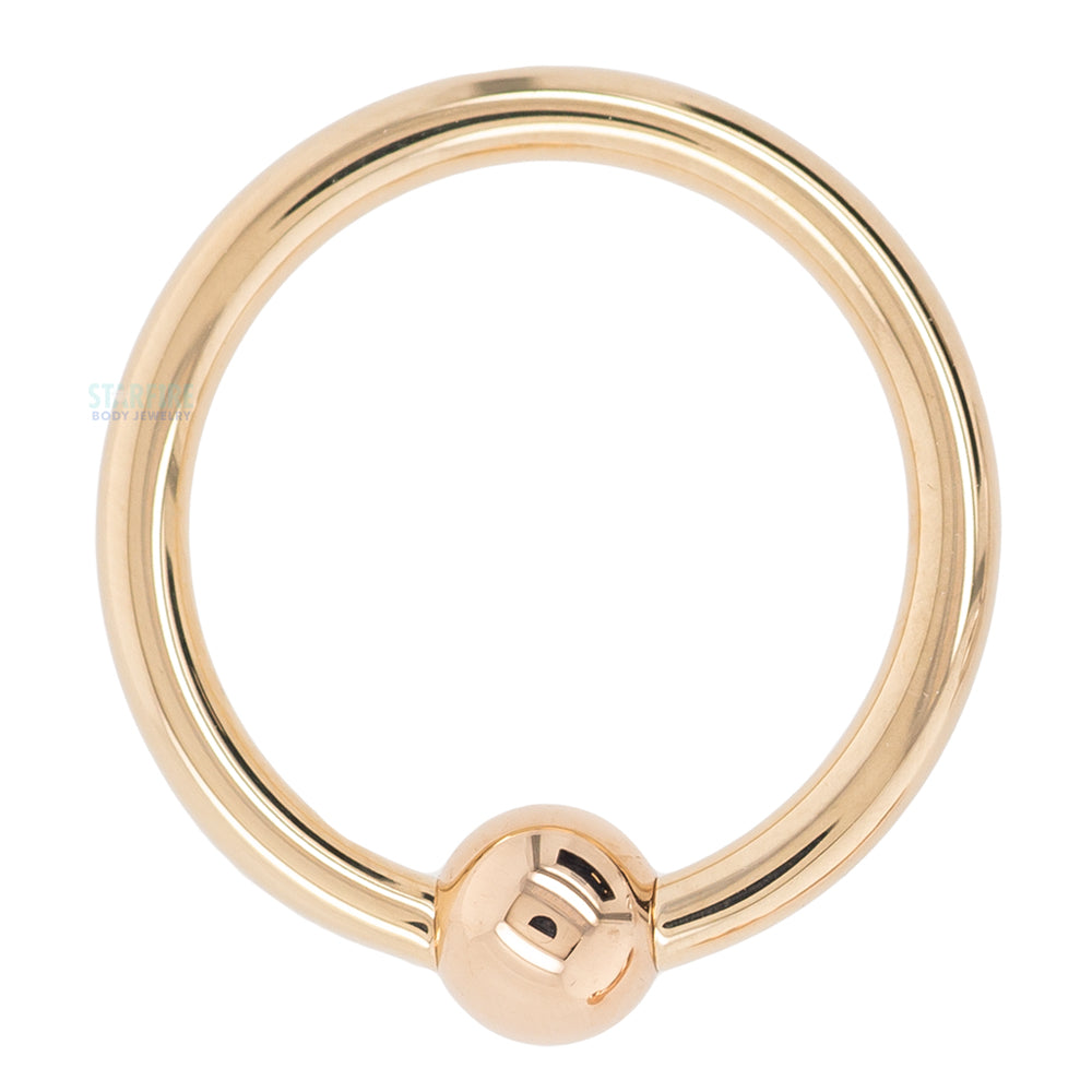 Gold & Platinum Captive Bead Ring (CBR)