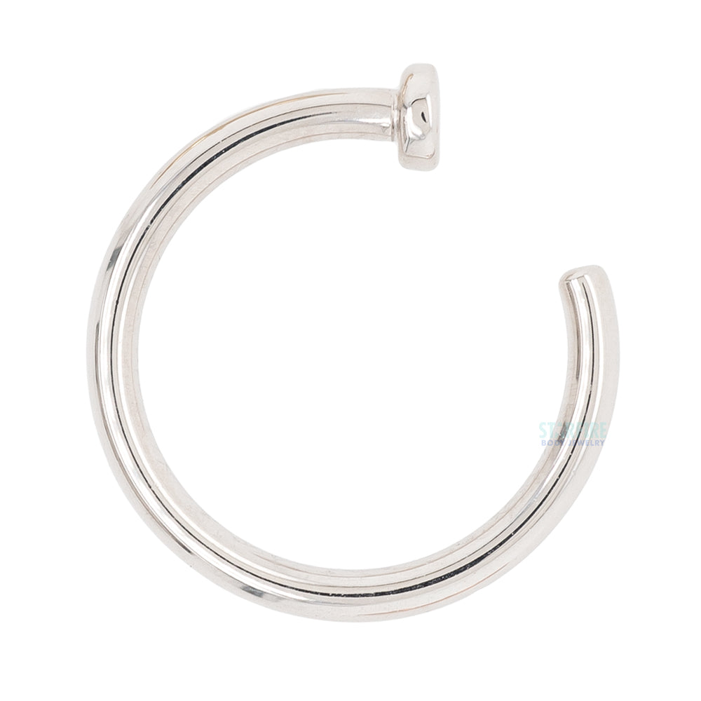 Nostril Nail Ring in Gold & Platinum