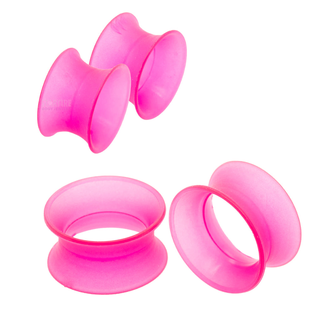 Kaos Softwear Silicone Skin Eyelets Hot Pink Starfire Body Jewelry