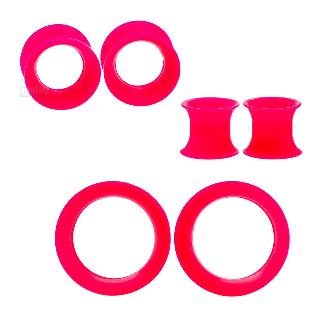 Silicone Skin Eyelets - UV Magenta