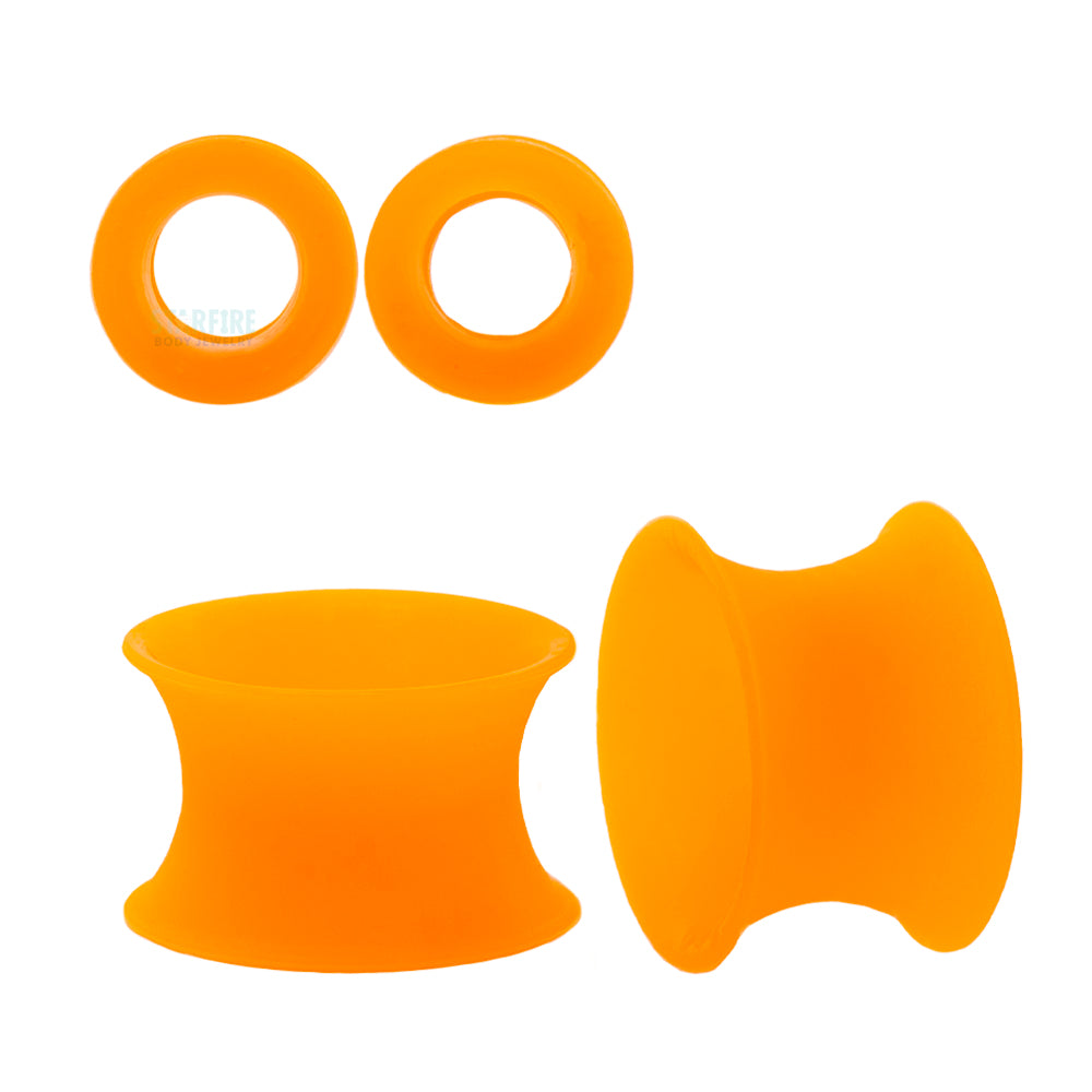 Silicone Skin Eyelets - UV Orange