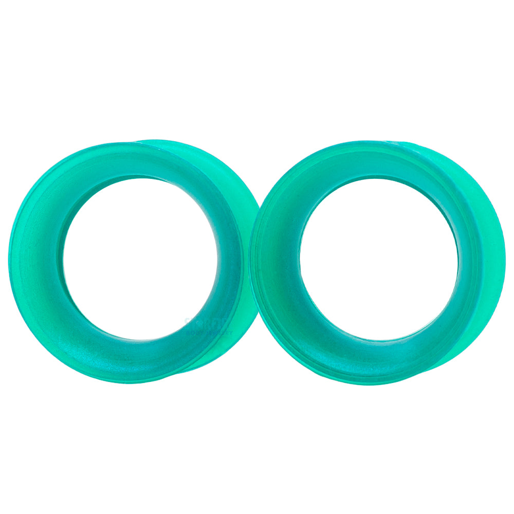 Silicone Skin Eyelets - Emerald Pearl