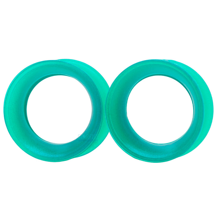 Silicone Skin Eyelets - Emerald Pearl