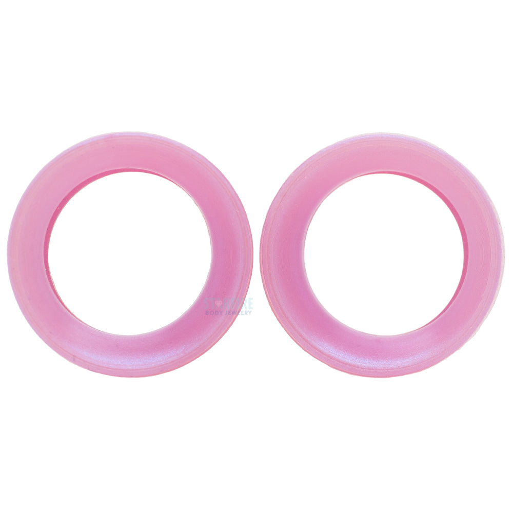 Silicone Skin Eyelets - Shell Pink Pearl