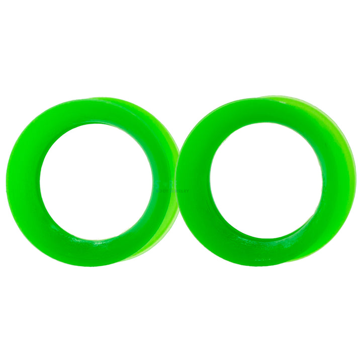 Silicone Skin Eyelets - UV Green