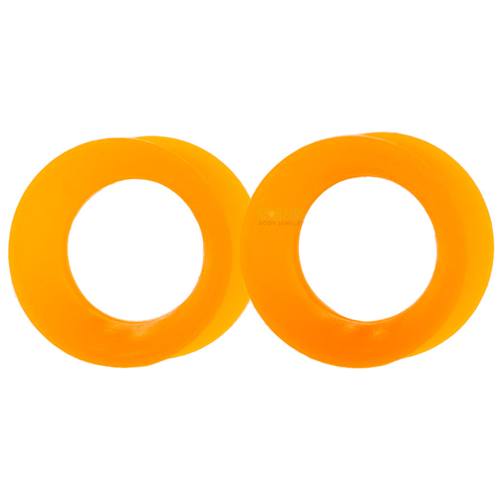 Silicone Skin Eyelets - UV Orange