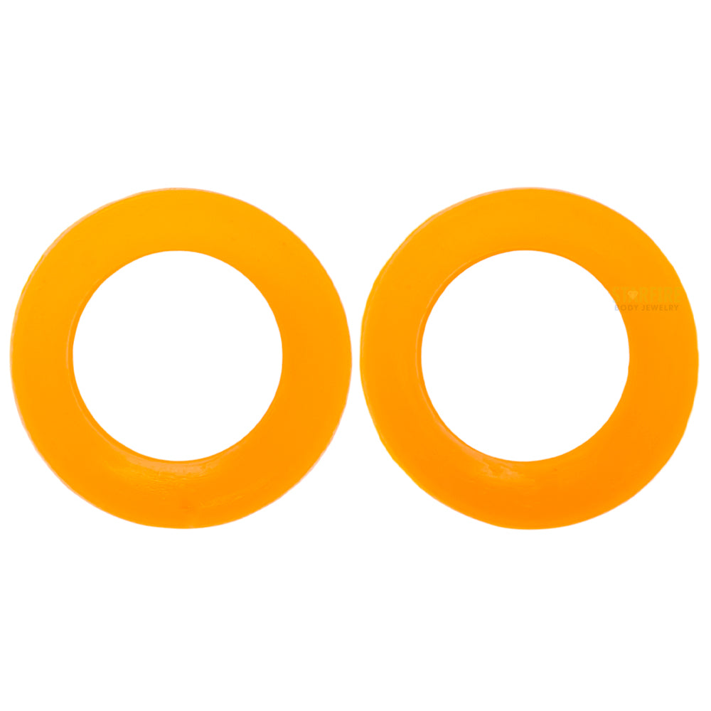 Silicone Skin Eyelets - UV Orange
