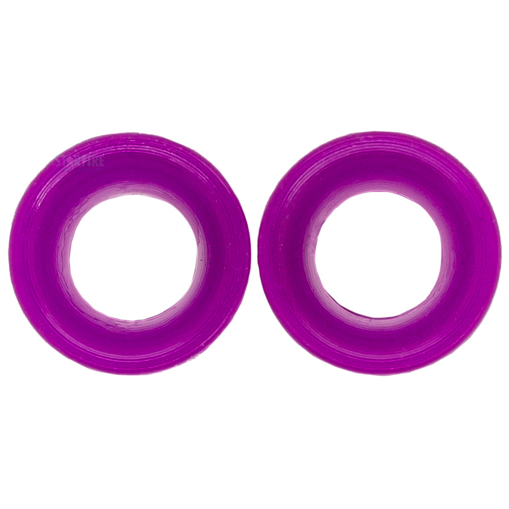 Silicone Skin Eyelets - UV Purple