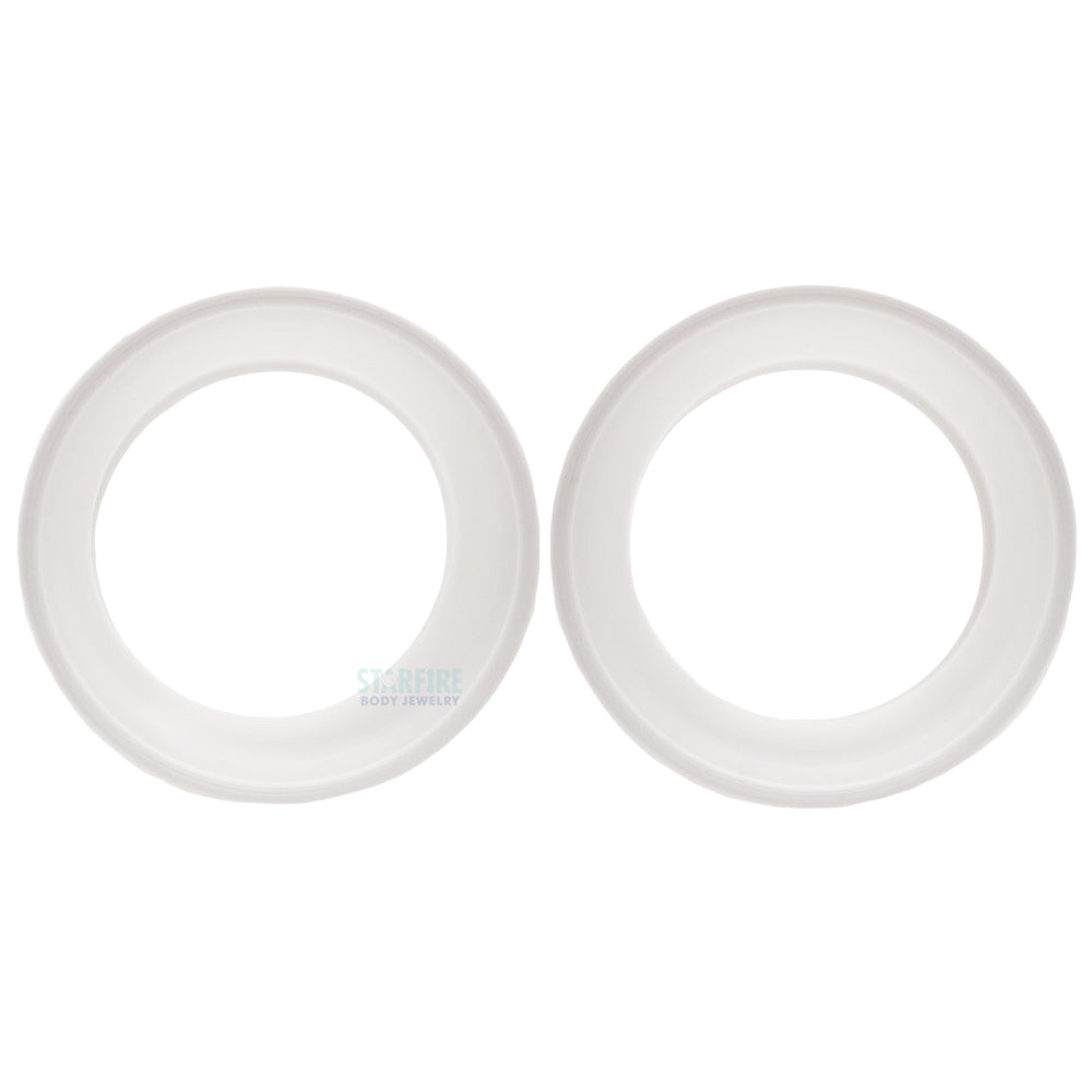 Silicone Skin Eyelets - White