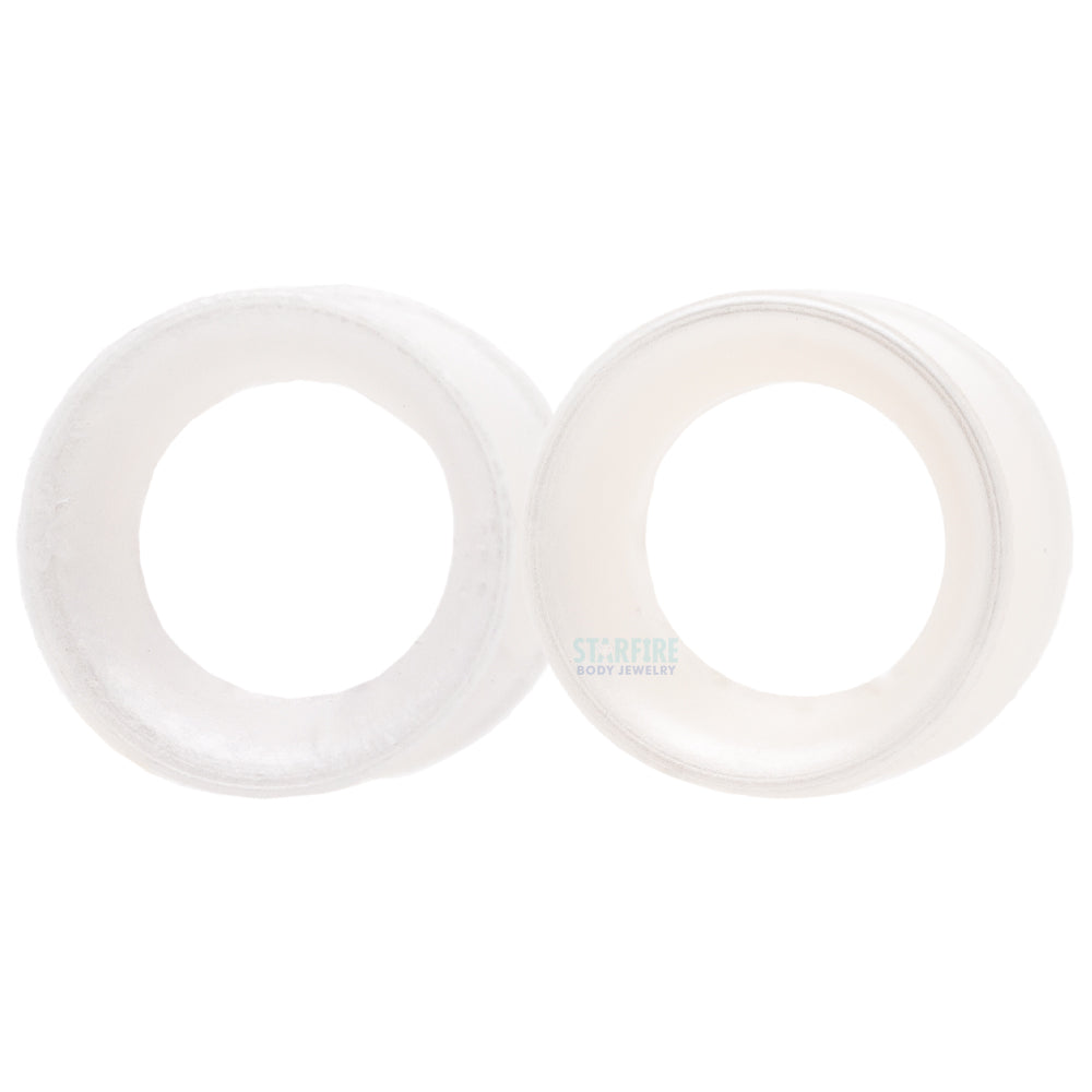 Silicone Skin Eyelets - White Pearl