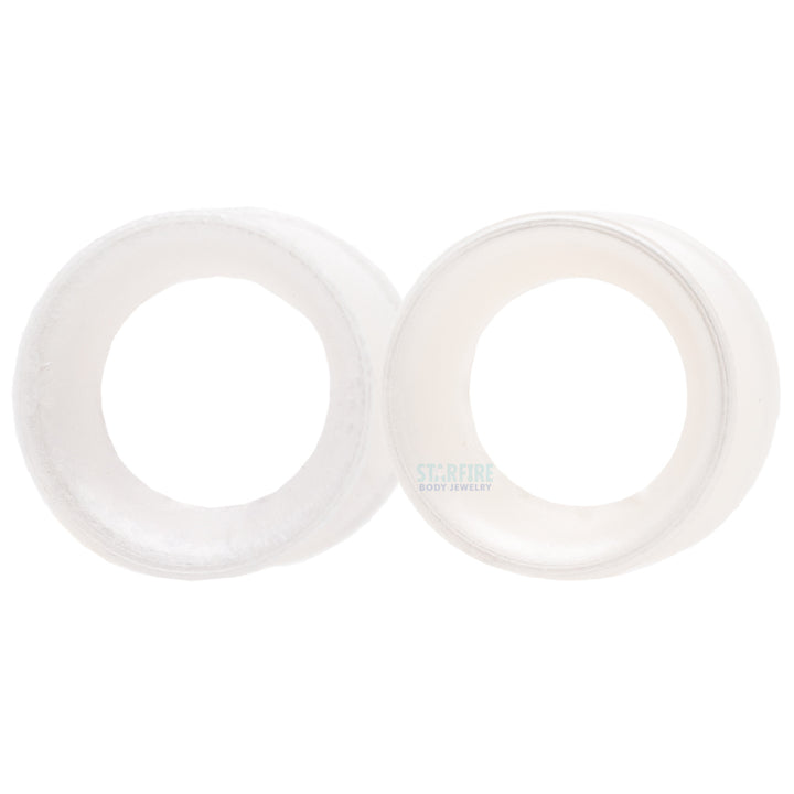 Silicone Skin Eyelets - White Pearl