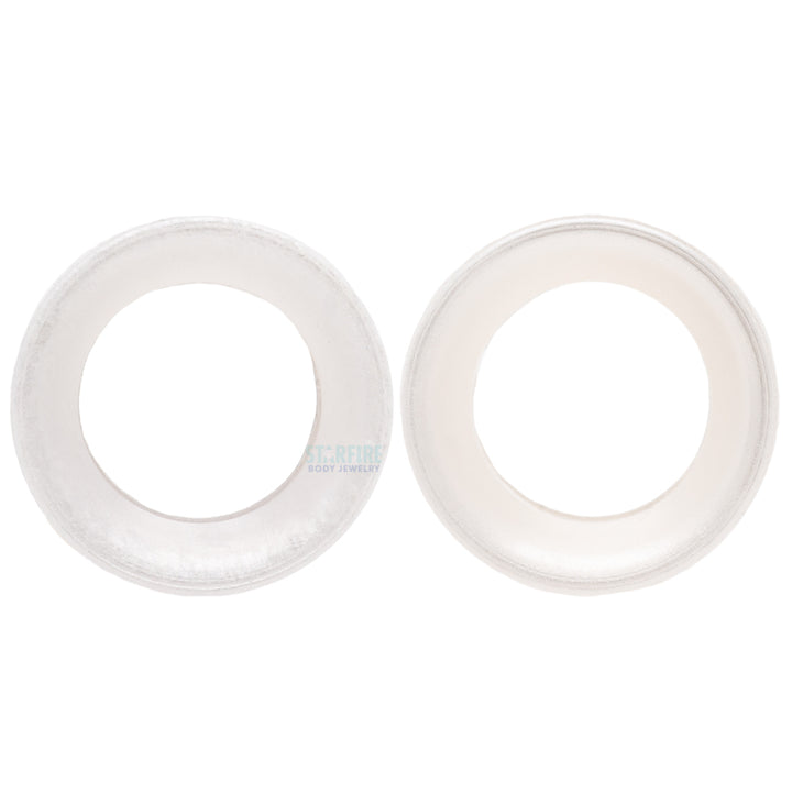 Silicone Skin Eyelets - White Pearl