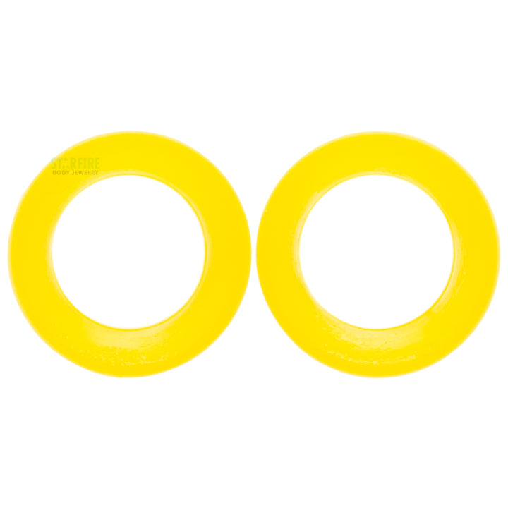 Silicone Skin Eyelets - Yellow