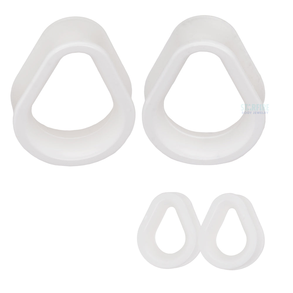 Silicone Hydra (teardrop) Eyelets - White