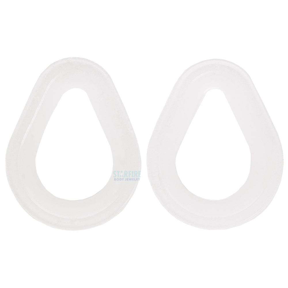 Silicone Hydra (teardrop) Eyelets - Clear
