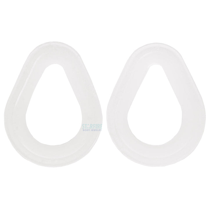 Silicone Hydra (teardrop) Eyelets - Clear