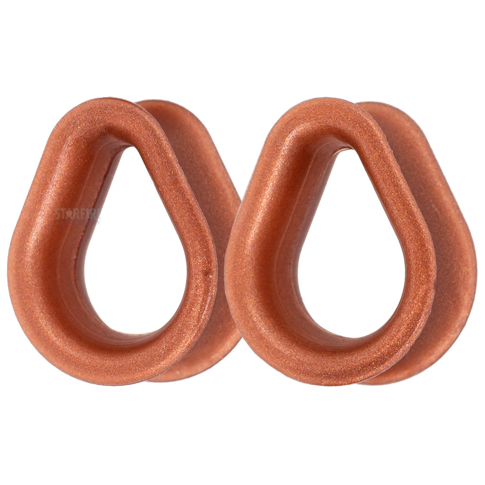 Silicone Hydra (teardrop) Eyelets - Copper