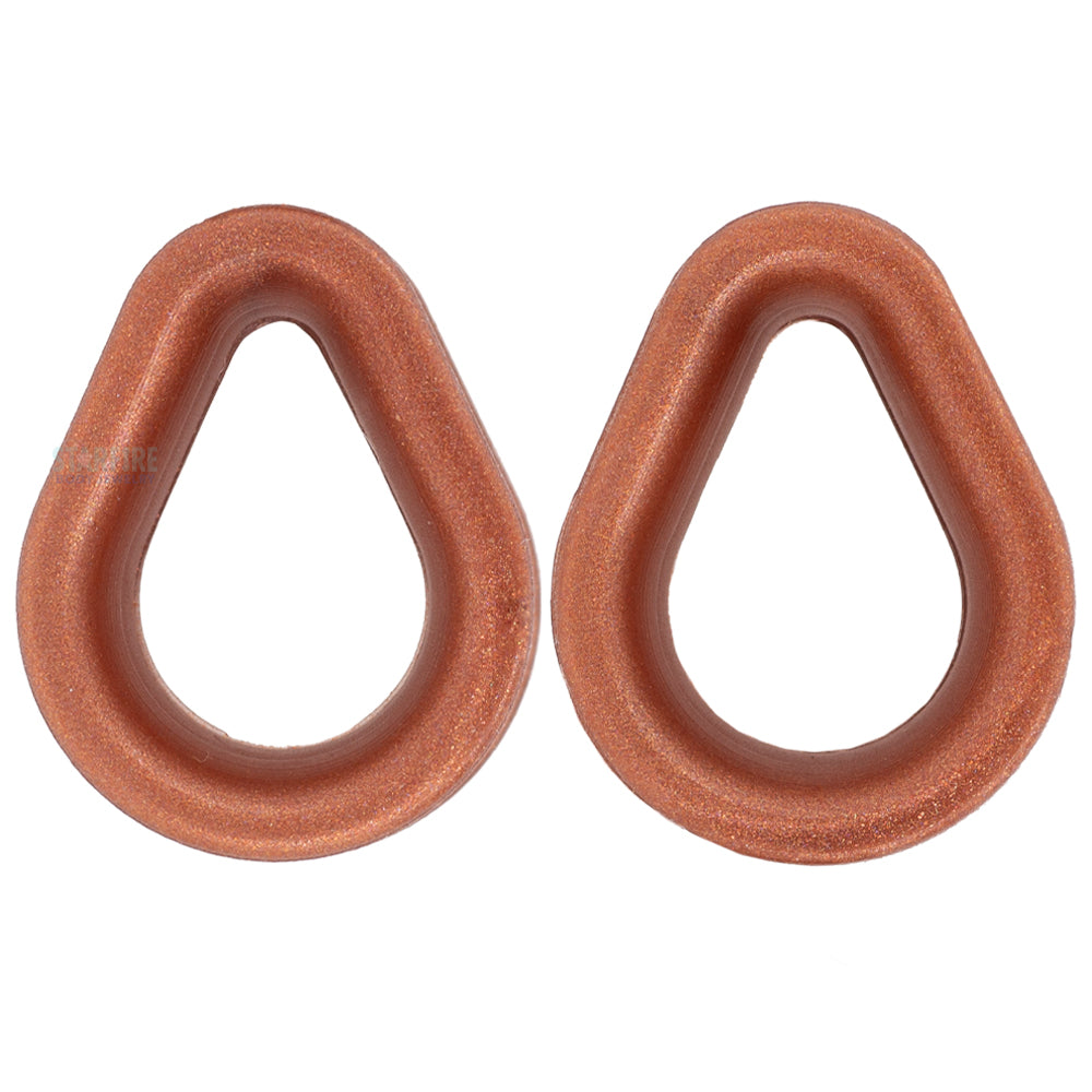 Silicone Hydra (teardrop) Eyelets - Copper