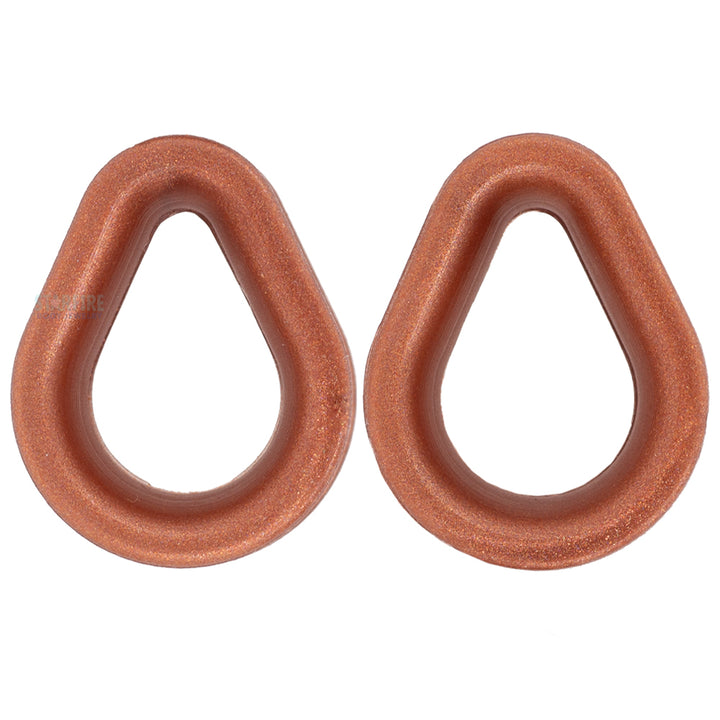Silicone Hydra (teardrop) Eyelets - Copper