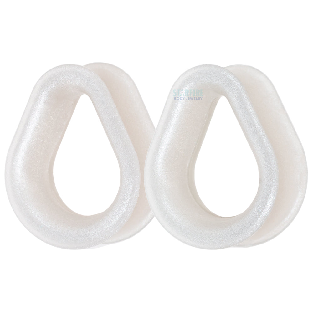Silicone Hydra (teardrop) Eyelets - Silver