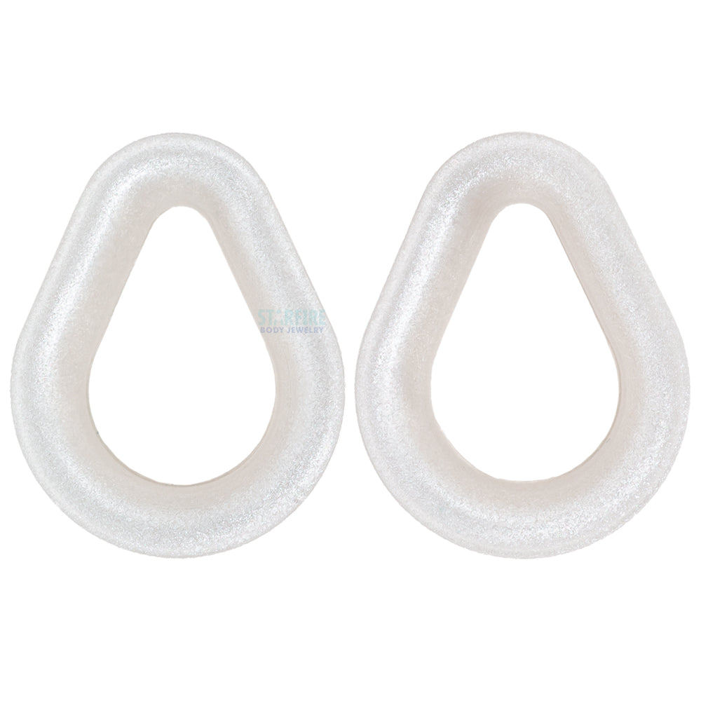 Silicone Hydra (teardrop) Eyelets - Silver