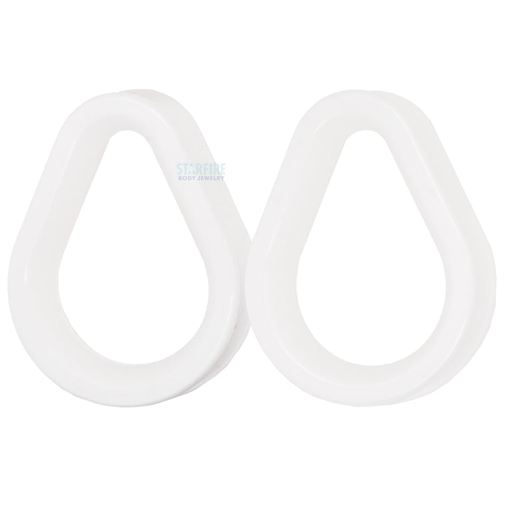 Silicone Hydra (teardrop) Eyelets - White