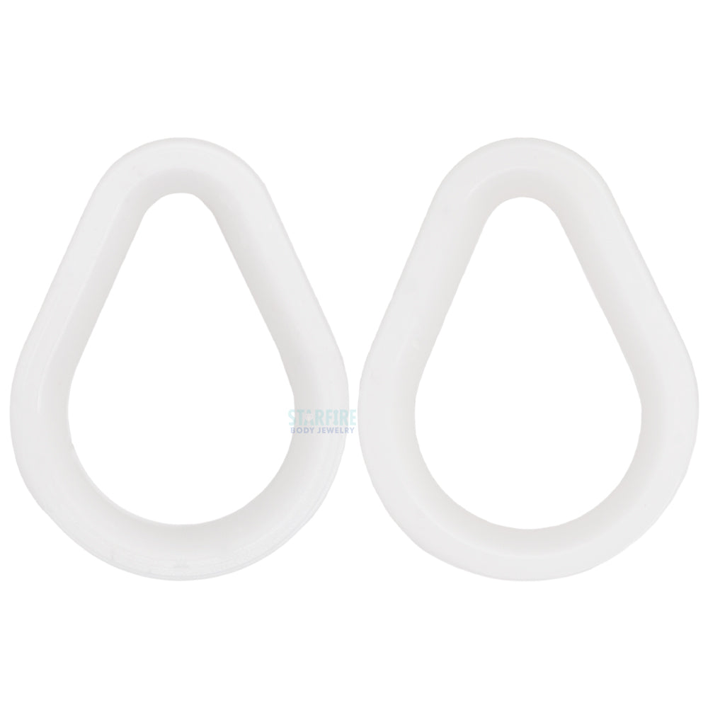 Silicone Hydra (teardrop) Eyelets - White