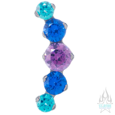 "Prium" Faceted Gem Cluster on Flatback - custom color combos