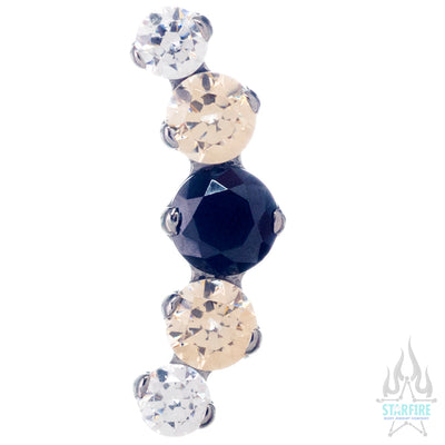 "Prium" Faceted Gem Cluster on Flatback - custom color combos