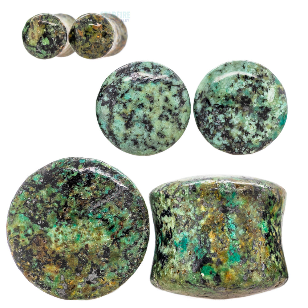 Stone Plugs - African Turquoise