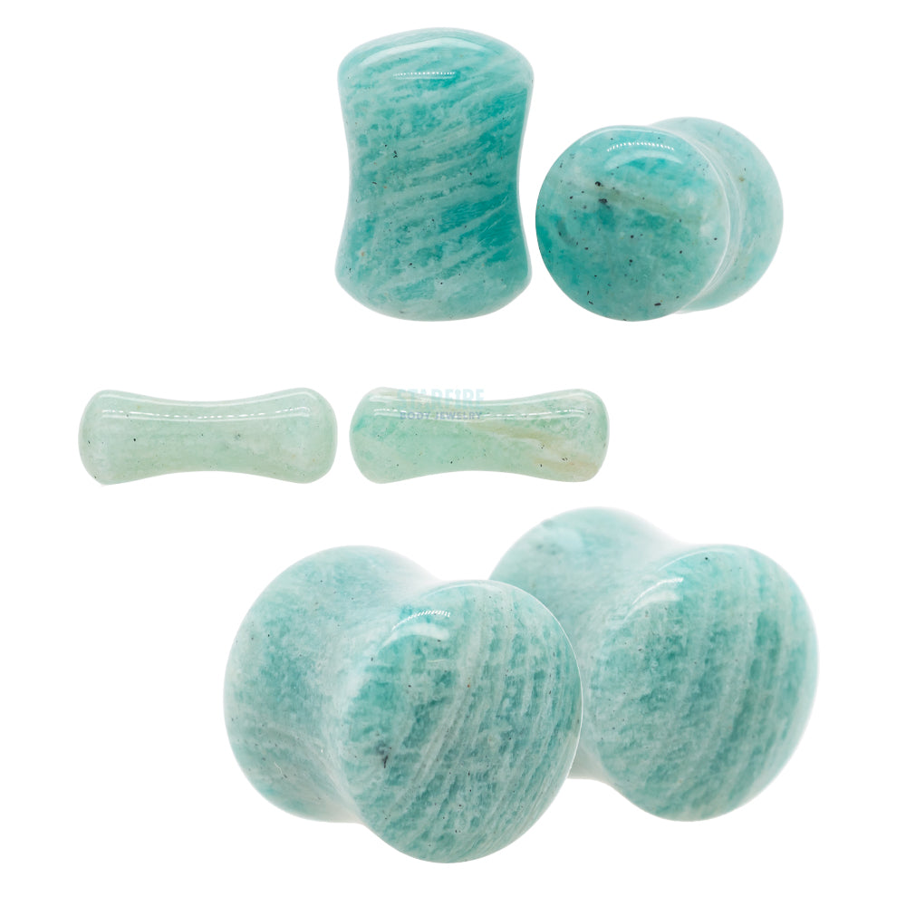 Stone Plugs - Amazonite