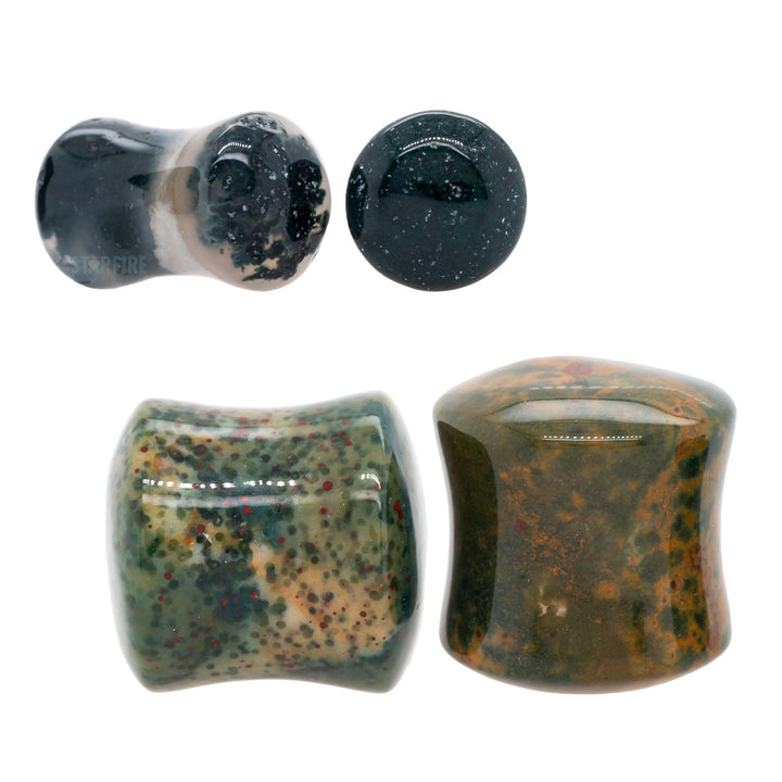 Stone Plugs - Bloodstone