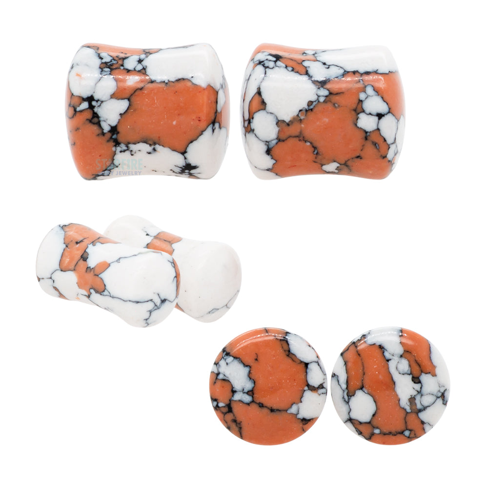 Stone Plugs - Gold Coast Turquoise